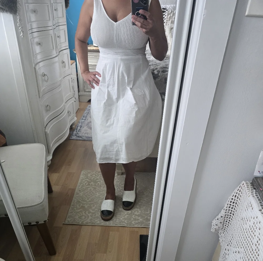 J. Crew White Dress